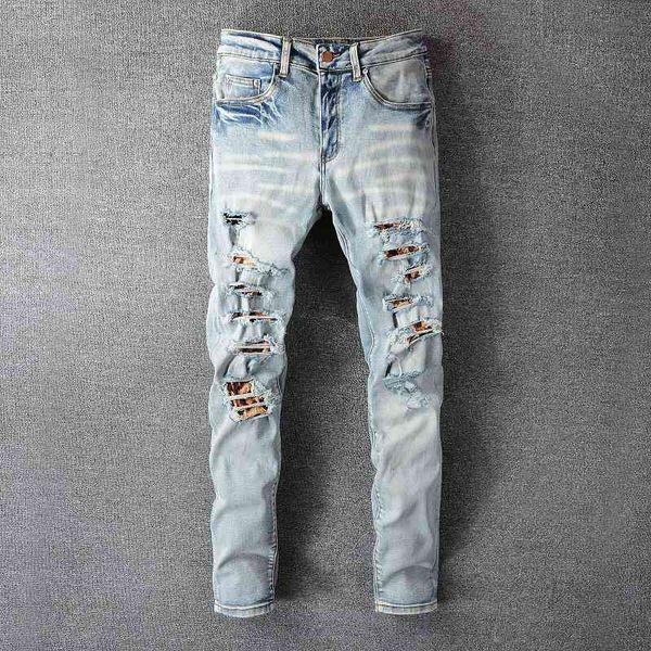 fashion street cowboy casual pants micro elastic cotton youth light blue splash paint tight jeans anniris hole breaking patch cloth trend le
fashion street cowboy casual pants micro elastic cotton youth light blue splash paint tight jeans anniris hole breaking patch cloth trend le