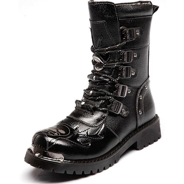 boots mens metal gothic midcalf punk retro leather motorcycle male shoesarmy men military cowboy snow 220913, Black
boots mens metal gothic midcalf punk retro leather motorcycle male shoesarmy men military cowboy snow 220913, Black