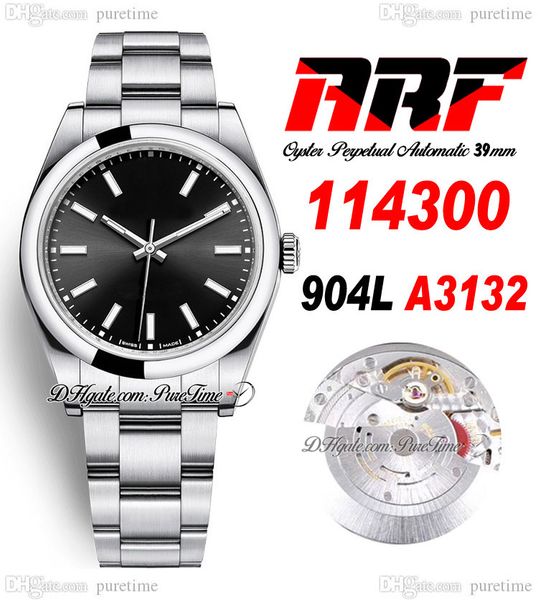 arf 39mm 114300 sh3132 automatic mens watch polished bezel black dial stick markers 904l steel oystersteel bracelet super edition same serie, Slivery;brown
arf 39mm 114300 sh3132 automatic mens watch polished bezel black dial stick markers 904l steel oystersteel bracelet super edition same serie, Slivery;brown