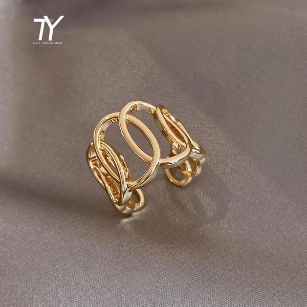 new goth exaggerated hollowed out oval gold color open rings set for woman party girls luxury accessories korean fashion jewelry, Silver
new goth exaggerated hollowed out oval gold color open rings set for woman party girls luxury accessories korean fashion jewelry, Silver