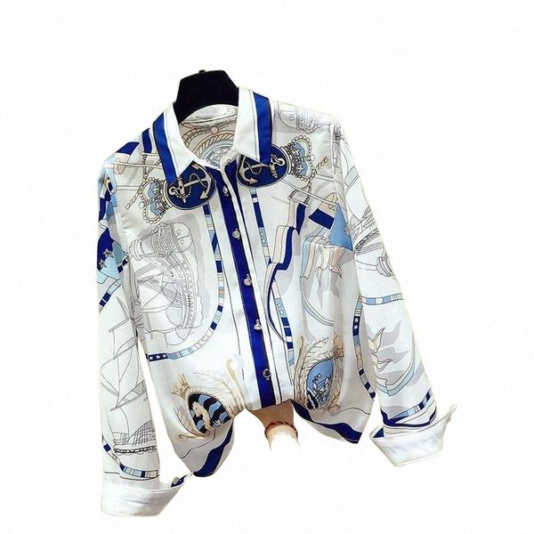 women's blouses & shirts women's blouses & shirts 2022 spring turn down collar long sleeves runway style print shirt female office, White
women's blouses & shirts women's blouses & shirts 2022 spring turn down collar long sleeves runway style print shirt female office, White