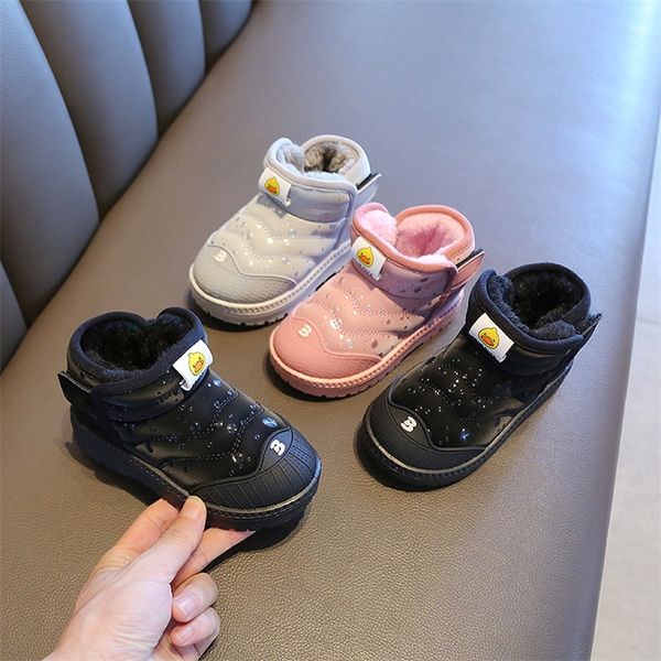 boots winter kids snow boots girls cotton shoes plush warm girls boys student shoes non-slip children ankle boots 220913, Black;grey
boots winter kids snow boots girls cotton shoes plush warm girls boys student shoes non-slip children ankle boots 220913, Black;grey