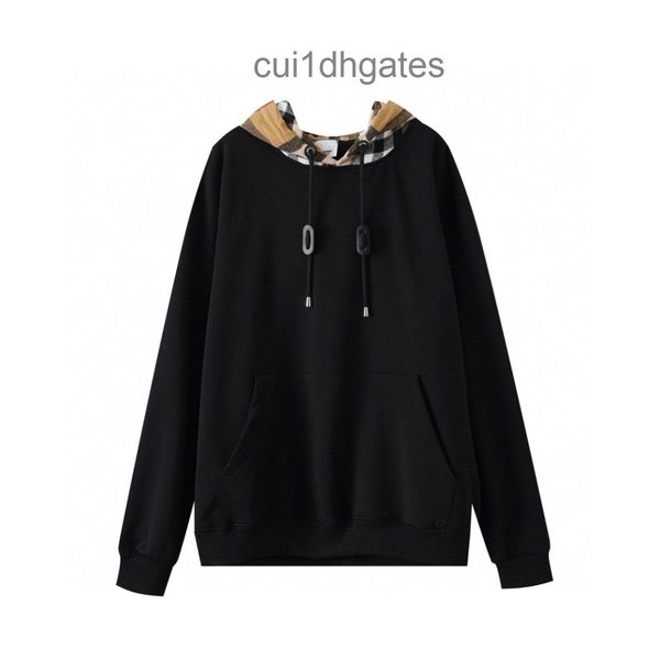 2022 designer burb hoodies online store correct version b's classic lattice stripe stitched hat casual loose, Black
2022 designer burb hoodies online store correct version b's classic lattice stripe stitched hat casual loose, Black