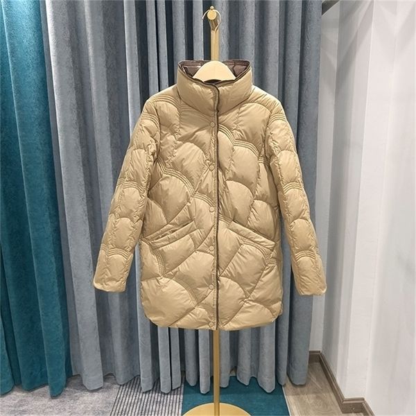 womens down parkas medium and long xiangyun down jacket womens 90 white duck light warm highend pop winter coat trend 220912, Black
womens down parkas medium and long xiangyun down jacket womens 90 white duck light warm highend pop winter coat trend 220912, Black