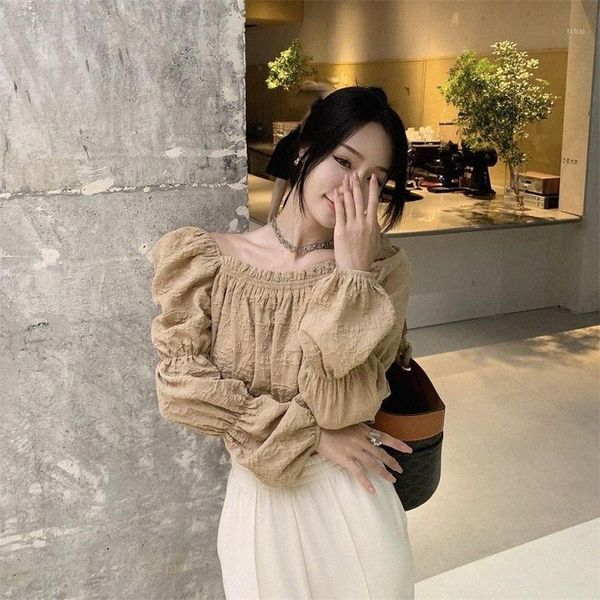 women's blouses & shirts women's blouses & shirts korean style square neck puff sleeve blouse early autumn 2022 clothing short pur, White
women's blouses & shirts women's blouses & shirts korean style square neck puff sleeve blouse early autumn 2022 clothing short pur, White