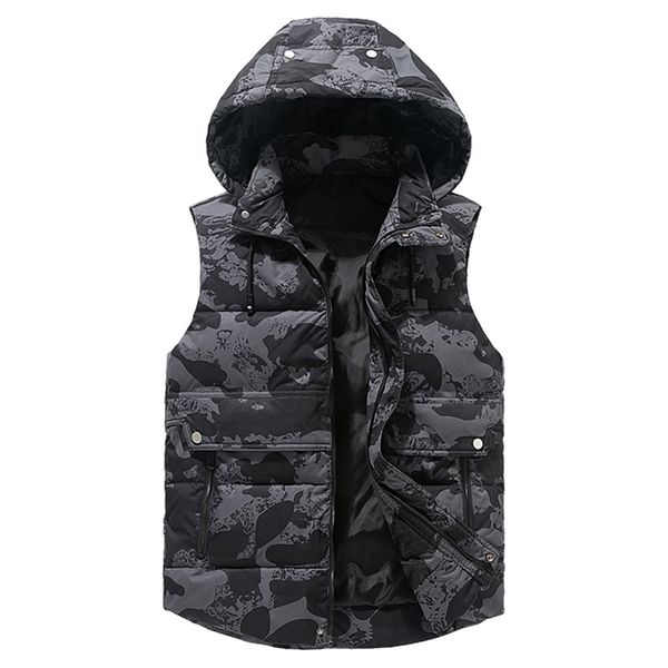 men's vests men's winter vest plus size 5xl hat detachable waistcoat camouflage sleeveless jackets warm parkas unloading coat for, Black;white
men's vests men's winter vest plus size 5xl hat detachable waistcoat camouflage sleeveless jackets warm parkas unloading coat for, Black;white