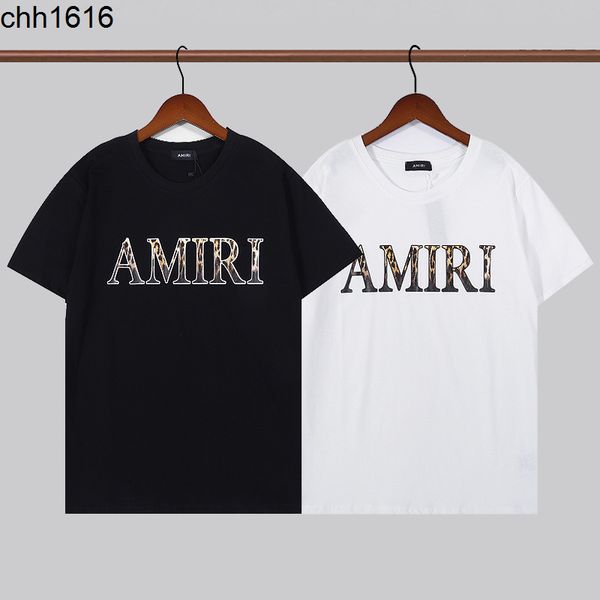 trendy casual amirs short sleeve 22ss new leopard letter printed couple t-shirt, Black
trendy casual amirs short sleeve 22ss new leopard letter printed couple t-shirt, Black