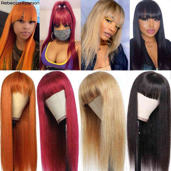 synthetic wigs rebecca straight human hair wigs with bangs fringe wig colored brazilian remy human hair wigs ginger burgundy cosplay wig t22, Black
synthetic wigs rebecca straight human hair wigs with bangs fringe wig colored brazilian remy human hair wigs ginger burgundy cosplay wig t22, Black