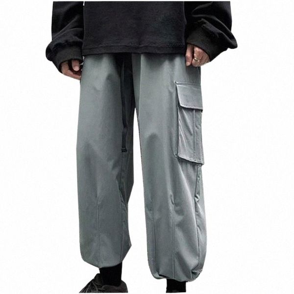 men's pants hip hop joggers cargo pants men harem multi-pocket ribbons man sweatpants streetwear casual mens s-3xl men's i64a#, Black
men's pants hip hop joggers cargo pants men harem multi-pocket ribbons man sweatpants streetwear casual mens s-3xl men's i64a#, Black