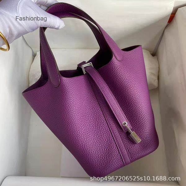bags layer wax leather bag hermee hand thread basket women's designer bucket picotin locks lychee pattern handbag g6ij
bags layer wax leather bag hermee hand thread basket women's designer bucket picotin locks lychee pattern handbag g6ij