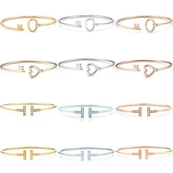 original love key open bracelet fashion elegant jewelry with original logo jewerly for women 308z, Black
original love key open bracelet fashion elegant jewelry with original logo jewerly for women 308z, Black