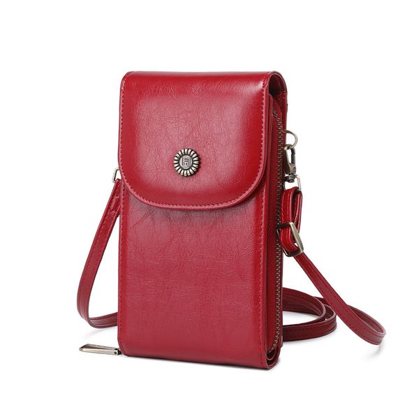 mobile phone bag crossbody cellphone oil wax pu wallet purse lightweight crossbody handbags for women, Black;red
mobile phone bag crossbody cellphone oil wax pu wallet purse lightweight crossbody handbags for women, Black;red