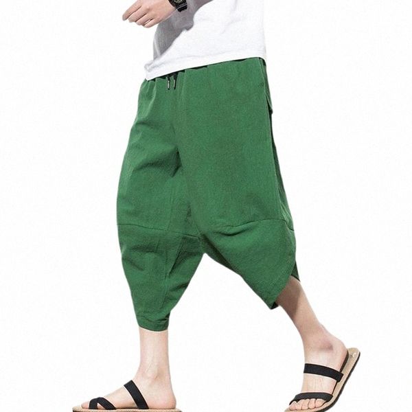 men's pants men cotton linen herem pants casual pockets calf length hip hop style sports lantern drawstring cropped trousers men's, Black
men's pants men cotton linen herem pants casual pockets calf length hip hop style sports lantern drawstring cropped trousers men's, Black