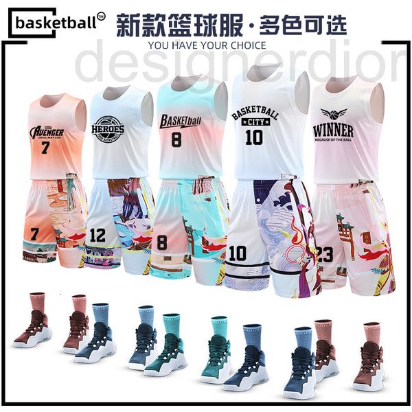 basketball sets designer suit men's group purchase match training team uniform sportswear a set of children's summer vest women�, Black;red
basketball sets designer suit men's group purchase match training team uniform sportswear a set of children's summer vest women�, Black;red