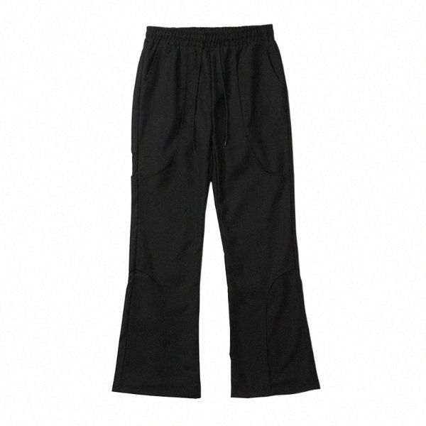 men's pants men's pants solid color flared mens streetwear elastic waist casual simple loose trousers men o4lx#, Black
men's pants men's pants solid color flared mens streetwear elastic waist casual simple loose trousers men o4lx#, Black