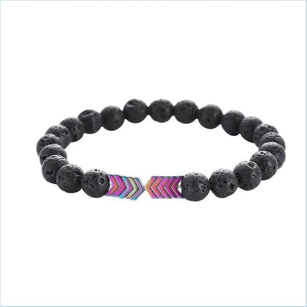 beaded strands beaded bracelet hematite arrow lava stone energy essential oil diffusion drop delivery 2021 jewelry bracelets vipjewel dh4mt, Black
beaded strands beaded bracelet hematite arrow lava stone energy essential oil diffusion drop delivery 2021 jewelry bracelets vipjewel dh4mt, Black