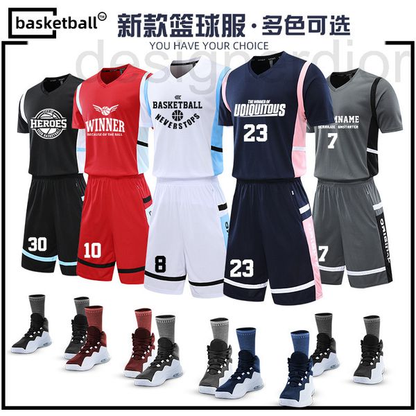 basketball sets designer suit men's group purchase match training team uniform sportswear a set of women's summer breathable short, Black;red
basketball sets designer suit men's group purchase match training team uniform sportswear a set of women's summer breathable short, Black;red