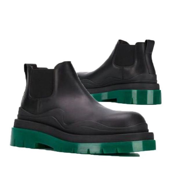 women bottega green soles boots hipster luxury man tire leather chelsea booties men platform chunky shoes lady low knight high-boots designe, Black
women bottega green soles boots hipster luxury man tire leather chelsea booties men platform chunky shoes lady low knight high-boots designe, Black