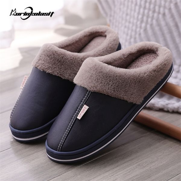 slippers winter indoor slippers women plush keep warm flat home shoes soft comfort slides men pu leather waterproof slipper fashion shoes 22, Black
slippers winter indoor slippers women plush keep warm flat home shoes soft comfort slides men pu leather waterproof slipper fashion shoes 22, Black