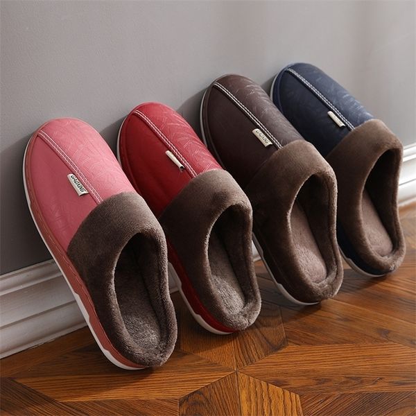 slippers winter indoor pu leather cotton women slippers house plush soft shoes home waterproof mens slipper slides for bedroom nonslip 22091, Black
slippers winter indoor pu leather cotton women slippers house plush soft shoes home waterproof mens slipper slides for bedroom nonslip 22091, Black