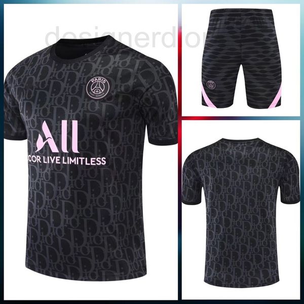soccer sets/tracksuits designer 22-23 short sleeve paris jerseys football training suit dxkb, Black
soccer sets/tracksuits designer 22-23 short sleeve paris jerseys football training suit dxkb, Black