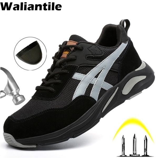 boots waliantile work safety shoes for men women steel toe antismashing construction puncture proof sneakers 220913, Black
boots waliantile work safety shoes for men women steel toe antismashing construction puncture proof sneakers 220913, Black