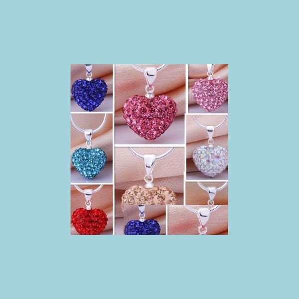 pendant necklaces love heart pendants necklace mticolor genuine crystal disco ball lady s925 sier jewelry for women girls d newdhdhyt9, Silver
pendant necklaces love heart pendants necklace mticolor genuine crystal disco ball lady s925 sier jewelry for women girls d newdhdhyt9, Silver