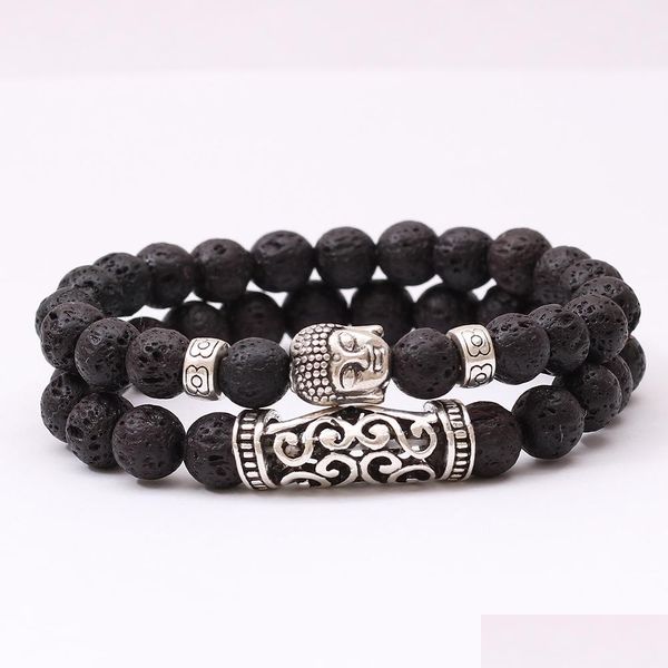 id identification natural gemstone turquoise volcanic rocks tigerss eye bead bracelet men womens double layer buddha charms lulubaby dhg59, Black
id identification natural gemstone turquoise volcanic rocks tigerss eye bead bracelet men womens double layer buddha charms lulubaby dhg59, Black