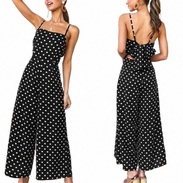 women's jumpsuits & rompers women's jumpsuits & rompers women jumpsuit summer dot print sleeveless ladies back bow wide leg trouse, Black;white
women's jumpsuits & rompers women's jumpsuits & rompers women jumpsuit summer dot print sleeveless ladies back bow wide leg trouse, Black;white