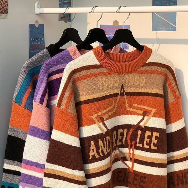 women s sweaters retro fairy aesthetic sweater stripe star shape harajuku y2k dark alternative clothes fashion 220913, White;black
women s sweaters retro fairy aesthetic sweater stripe star shape harajuku y2k dark alternative clothes fashion 220913, White;black