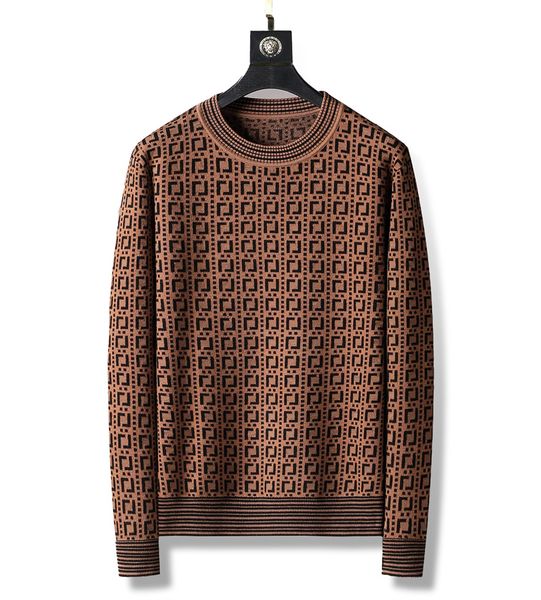designers men's womens sweater fashion alphabet jacquard white/brown jumper autumn winter round neck long sleeve pullover clothes sweat, White;black
designers men's womens sweater fashion alphabet jacquard white/brown jumper autumn winter round neck long sleeve pullover clothes sweat, White;black