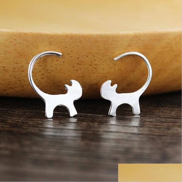dangle chandelier 925 sterling sier cute dangle earring creative long tail hang cat earrings animal jewlery for woman dro mjfashion dhuff, Silver
dangle chandelier 925 sterling sier cute dangle earring creative long tail hang cat earrings animal jewlery for woman dro mjfashion dhuff, Silver
