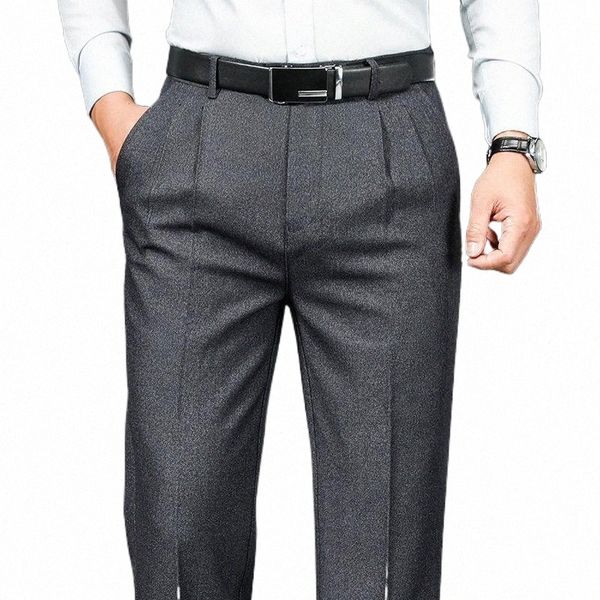 men's pants men's pants autumn and winter brand high waist straight loose men's business gentleman pure simple office father&, Black
men's pants men's pants autumn and winter brand high waist straight loose men's business gentleman pure simple office father&, Black