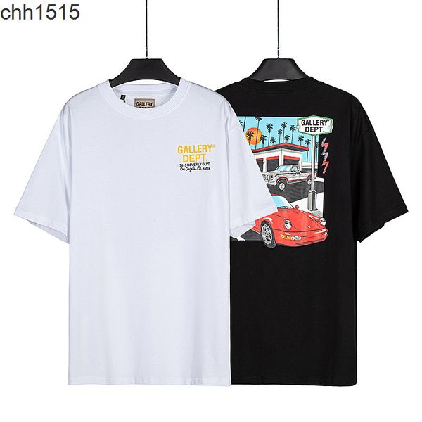 galery dept 2022 summer printed loose short sleeve t-shirt men's and women's hip hop fashion short sleeve, White;black
galery dept 2022 summer printed loose short sleeve t-shirt men's and women's hip hop fashion short sleeve, White;black