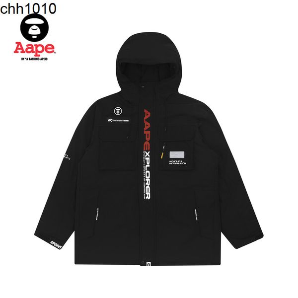 apes men's autumn and winter ape face badge contrast letter print pocket splicing hooded down jacket 7380xxf, Black
apes men's autumn and winter ape face badge contrast letter print pocket splicing hooded down jacket 7380xxf, Black