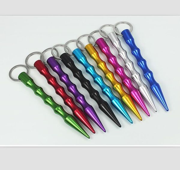 9 colors fashion wholesale solid aluminum women mini self-defense stick keychain self defense keychains broken window escape sticks, Silver
9 colors fashion wholesale solid aluminum women mini self-defense stick keychain self defense keychains broken window escape sticks, Silver