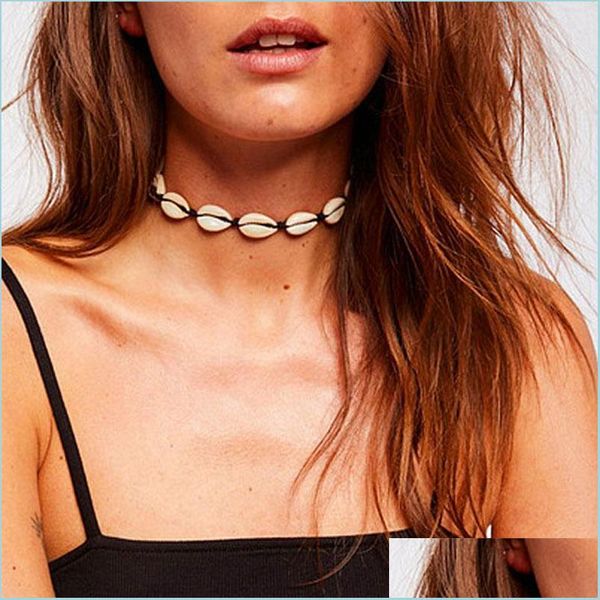 pendant necklaces new fashion black rope chain natural seashell choker necklace collar shell for summer beach gift drop deli vipjewel dholq, Silver
pendant necklaces new fashion black rope chain natural seashell choker necklace collar shell for summer beach gift drop deli vipjewel dholq, Silver