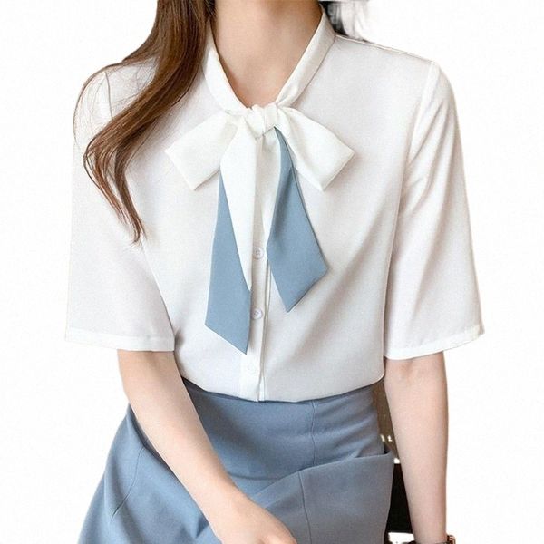 women's blouses & shirts women's blouses & shirts elegant office lady 2022 women summer with bow short sleeve chiffon white femal
women's blouses & shirts women's blouses & shirts elegant office lady 2022 women summer with bow short sleeve chiffon white femal