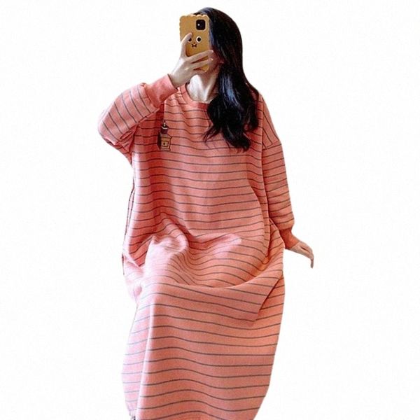 women's sleepwear women's sleepwear women sleep dress autumn winter fashion stripe thicken warm loose nightdress cartoon cute over, Black;red
women's sleepwear women's sleepwear women sleep dress autumn winter fashion stripe thicken warm loose nightdress cartoon cute over, Black;red