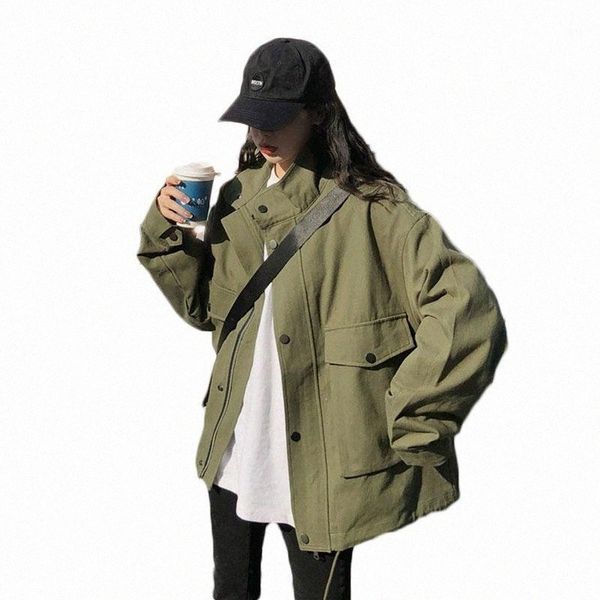 women's jackets women's jackets armygreen tooling jacket nice spring and autumn women loose wild female korean large size streetwe, Black;brown
women's jackets women's jackets armygreen tooling jacket nice spring and autumn women loose wild female korean large size streetwe, Black;brown