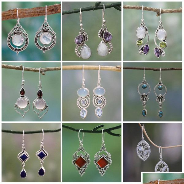 dangle chandelier 12styles vintage sier earrings rainbow moonstone earring amethyst peridot pearl dangle for women wedding vipjewel dh8fq, Silver
dangle chandelier 12styles vintage sier earrings rainbow moonstone earring amethyst peridot pearl dangle for women wedding vipjewel dh8fq, Silver