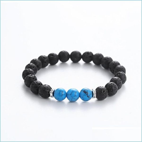 beaded strands beaded bracelet fashion lava stone turquoise emperor mens and womens single ring simple jewelry drop delivery vipjewel dhbk8, Black
beaded strands beaded bracelet fashion lava stone turquoise emperor mens and womens single ring simple jewelry drop delivery vipjewel dhbk8, Black