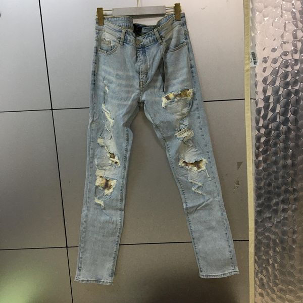 2023 mens rip hole jeans spring and summer mens designer jeans new pattern man leisure time pants mens designer pants, Blue
2023 mens rip hole jeans spring and summer mens designer jeans new pattern man leisure time pants mens designer pants, Blue