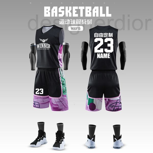basketball sets designer suit men's sports jersey training group purchase college students' game team uniform contrast loose baske, Black;red
basketball sets designer suit men's sports jersey training group purchase college students' game team uniform contrast loose baske, Black;red