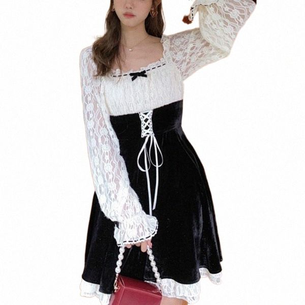 casual dresses casual dresses french vintage dress women 2022 spring kawaii lace slim one piece korean elegant retro fairy female cute chic, Black;gray
casual dresses casual dresses french vintage dress women 2022 spring kawaii lace slim one piece korean elegant retro fairy female cute chic, Black;gray