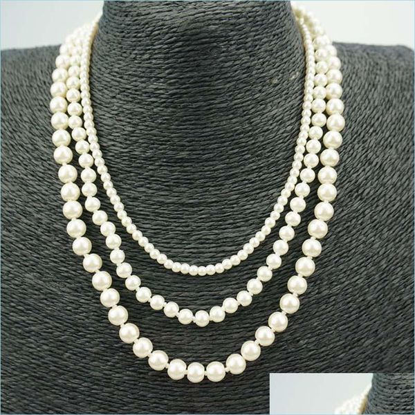 beaded necklaces shell pearl necklace jewelry round white natural sea fashion wedding fake faux beads necklaces drop deli dhseller2010 dh34k, Silver
beaded necklaces shell pearl necklace jewelry round white natural sea fashion wedding fake faux beads necklaces drop deli dhseller2010 dh34k, Silver