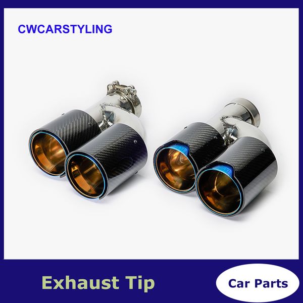 1pair h style universal exhaust muffler pipe for bmw dual m performance y shape muffler tip tailpipe
1pair h style universal exhaust muffler pipe for bmw dual m performance y shape muffler tip tailpipe