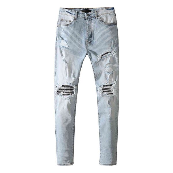 fashion street cowboy casual pants micro elastic cotton youth light blue splash paint tight jeans anniris hole breaking patch cloth trend le
fashion street cowboy casual pants micro elastic cotton youth light blue splash paint tight jeans anniris hole breaking patch cloth trend le