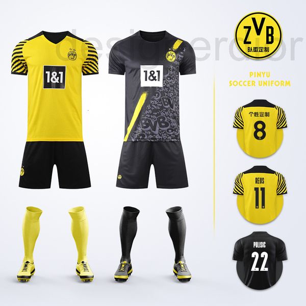 soccer sets/tracksuits designer dortmund royce harland jersey football men's sports group purchase match team women's children olh, Black
soccer sets/tracksuits designer dortmund royce harland jersey football men's sports group purchase match team women's children olh, Black