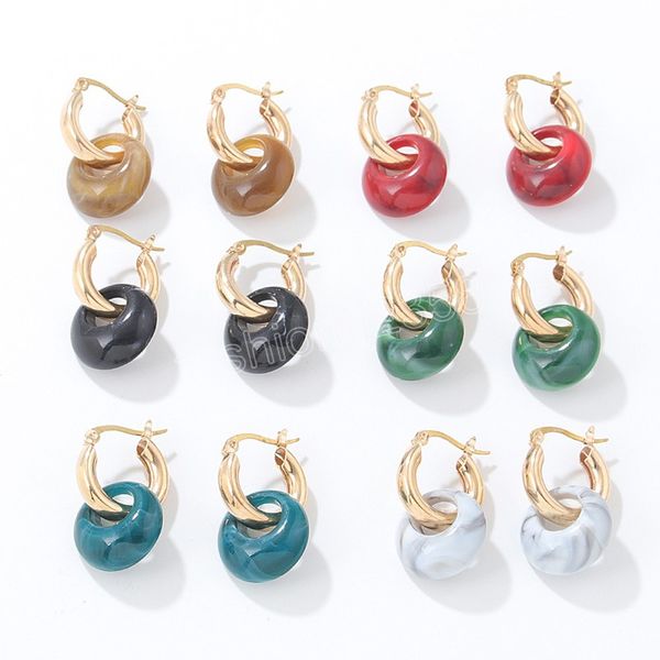 vintage resin geometric hoop earrings for women round bead acrylic gold color circel ear clasp huggie hoops jewelry bijoux, Golden;silver
vintage resin geometric hoop earrings for women round bead acrylic gold color circel ear clasp huggie hoops jewelry bijoux, Golden;silver